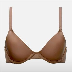 Cuup The Triangle Bra in Taupe Micro Fabric